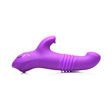 Load image into Gallery viewer, Gossip Blaster 7X Thrusting Silicone Rabbit Vibrator Violet
