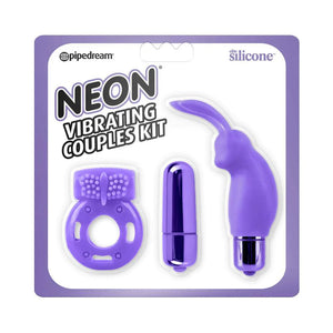 Vibrating Couples Kit - Purple