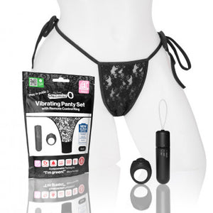Vibrating Panty Set - Black