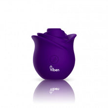 Load image into Gallery viewer, Zen Rose - Violet - Handheld Rose Clitoral and Nipple Stimulator
